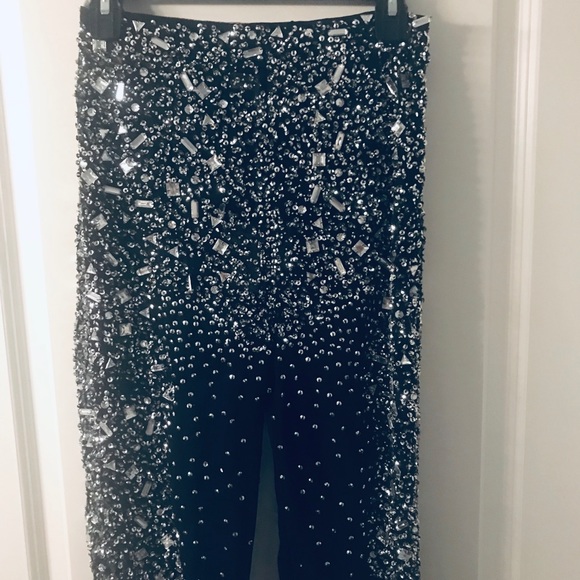 NWOT Carli Bybel Missguided Embellished Pants - Picture 2 of 3
